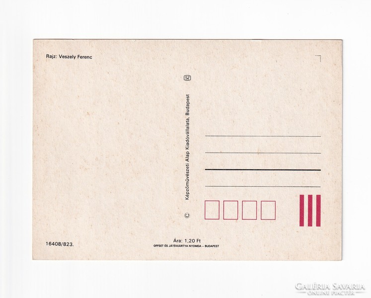 B:063 BÚÉK - Újév képeslap postatiszta