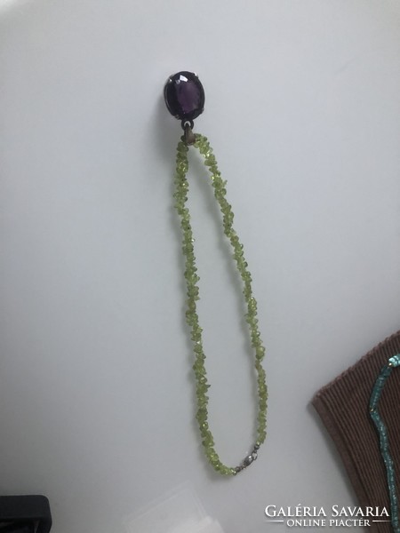 Amethyst / peridot necklaces