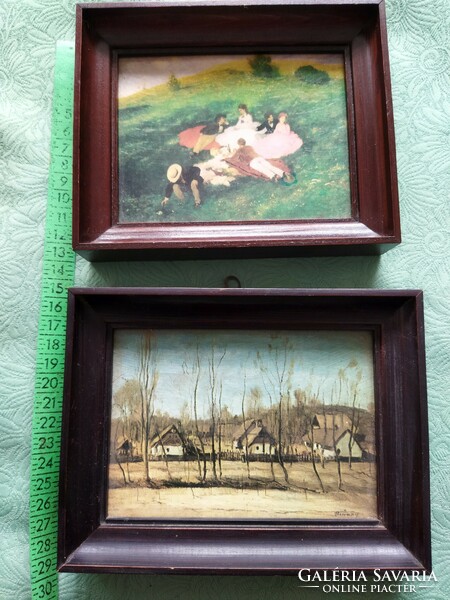 Mini wall pictures, reproductions
