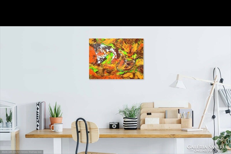 Zsm abstract painting autumn shadows