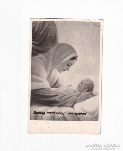 K:074 Karácsonyi képeslap Vallásos
