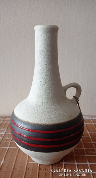 Jasba fat lava ceramic vase, 1960s