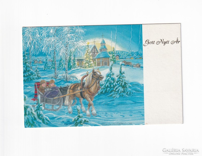 K:071 Christmas card postcard