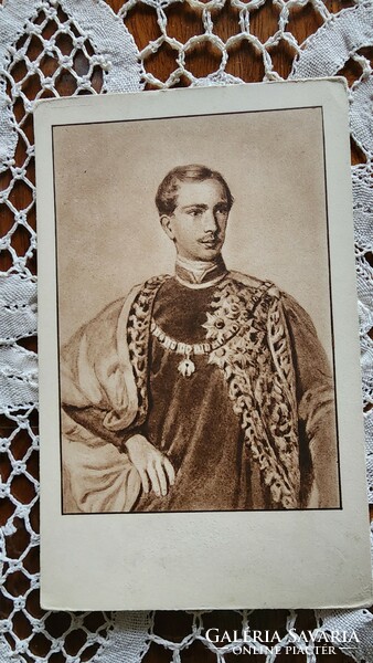 Inaugural image: i. József Ferenc, later King of Hungary, photo photo sheet