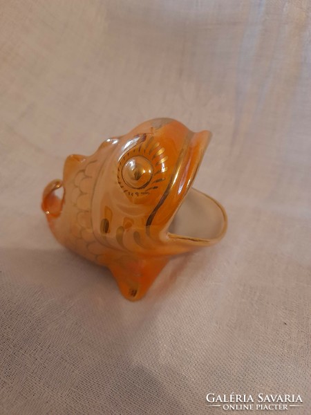 Goldfish industrial art ceramic fish in excellent condition