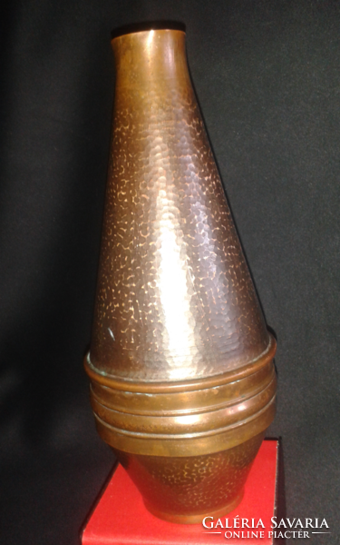 Copper vase /24 cm/ goldsmith work