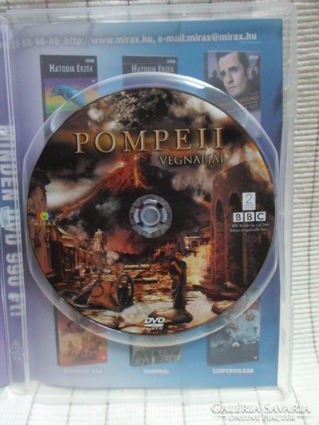 Pompeii végnapjai – angol történelmi film, 1996 (BBC DVD)