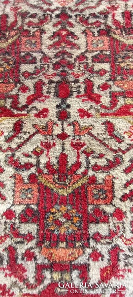 Hand-knotted frame, Hamadan carpet with birds can be negotiated
