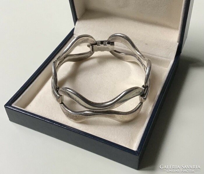 Old Franz Scheuerle vintage design silver bracelet