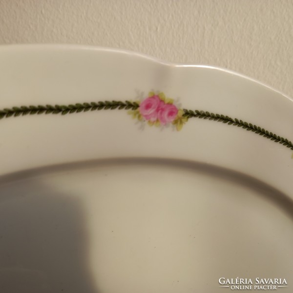 Victoria Austria nagy sültes tál girlandos rózsás (hibátlan)