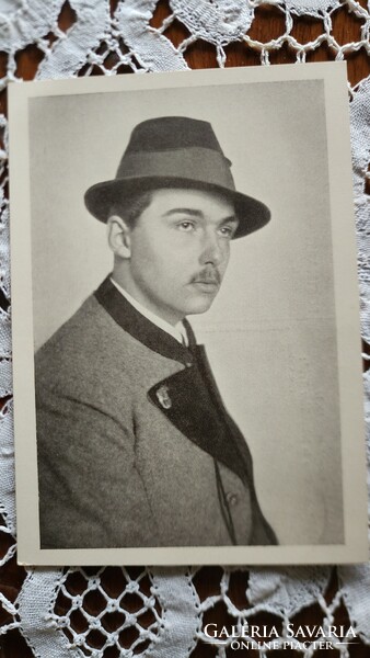 HABSBURG OTTÓ KORONA HERCEG TRÓNÖRÖKÖS BOLDOG IV. KÁROLY KIRÁLY FIA cca. 1939 KORABELI FOTÓ FÉNYKÉP