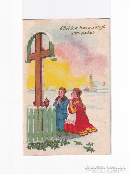 K: 100 antique Christmas postcards