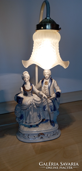 Antique porcelain lamp