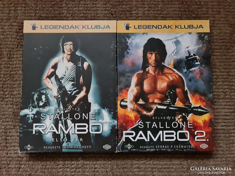 Legendák Klubja, Rambo I-II, A Hegylakó, Intercom 3 DVD