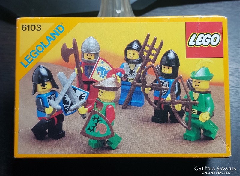 Lego 6103 Castle Mini Figures (Vár mini figurák) Bontatlan dobozos Ritka!