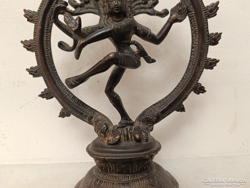 Antique Buddha Buddhist Dancing Shiva Patinated Bronze Statue 239 7915