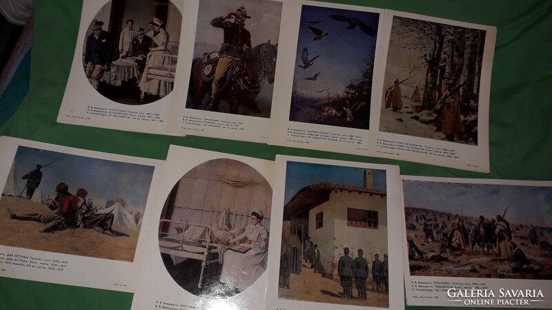 Old cccp vassilij veresčagin museum purchasable color offset prints 8 in one according to the pictures