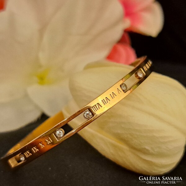 Gold-plated bracelet zircon bracelet