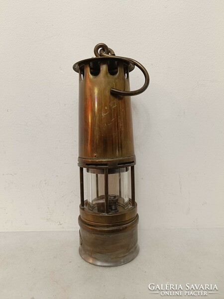 Antique miner's tool trencher bacter railway carbide lamp 311 8016