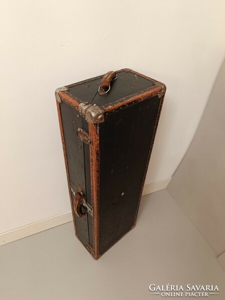 Antique suitcase suitcase costume movie theater prop special size preserved condition 401 8081
