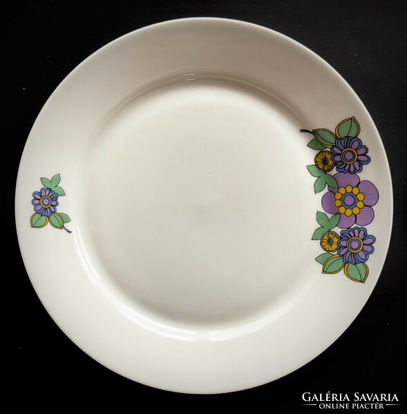 Alföldi hippie small plate with purple flowers