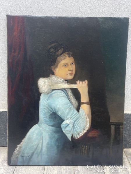 Lajos Bruck: female portrait