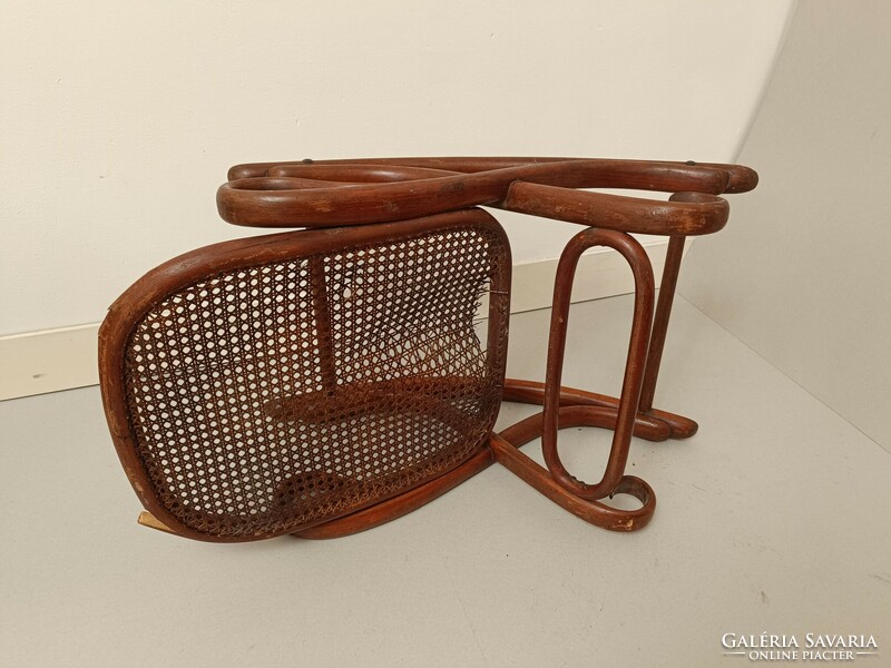 Antique thonet furniture rocking chair without marking footrest leg stool furniture thonet 309 8082