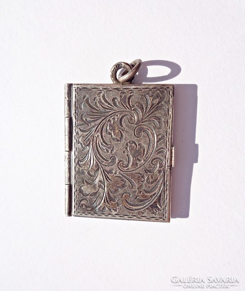 Austrian silver photo pendant