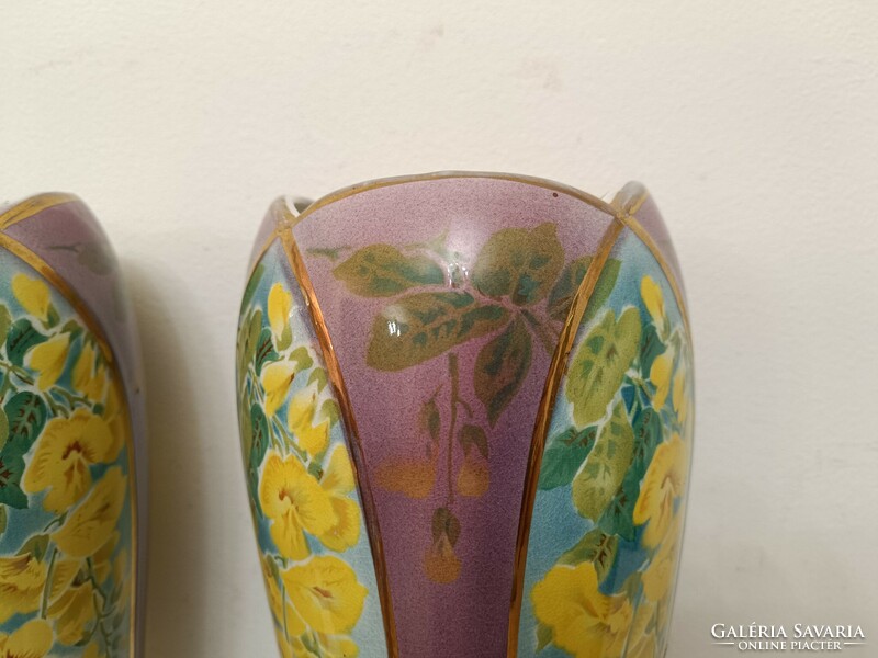 Antik szecesszió porcelán váza 2 darab sérült 349 8074