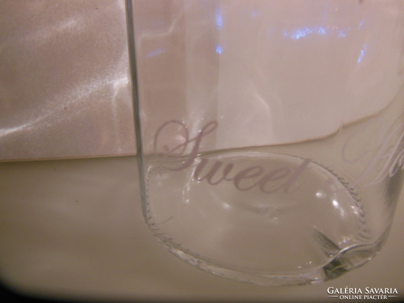 Bottle - glass - 23 x 8 cm - 7 dl - flawless