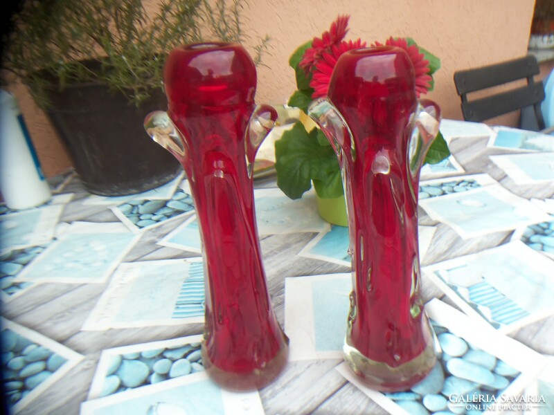 Pair of fireplace vases
