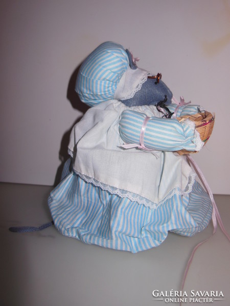 Mother rat - new - 22 x 18 cm - handmade - felt - cotton - Austrian - flawless