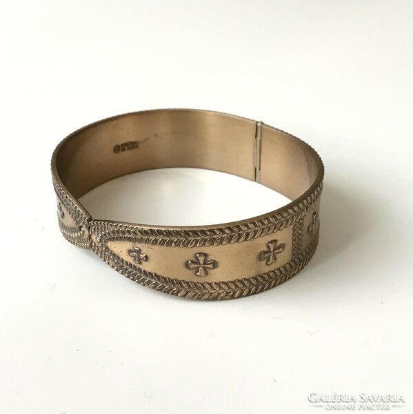 Old Finnish Kalevala copper bracelet