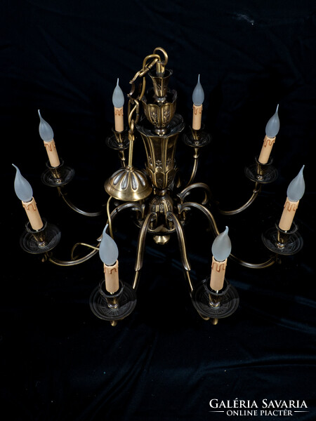 8-arm Italian chandelier by Possoni illuminazione