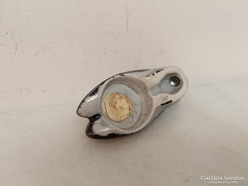 Antik majolika kabóca lepke bogár levélnehezék levél nehezék 343 8069