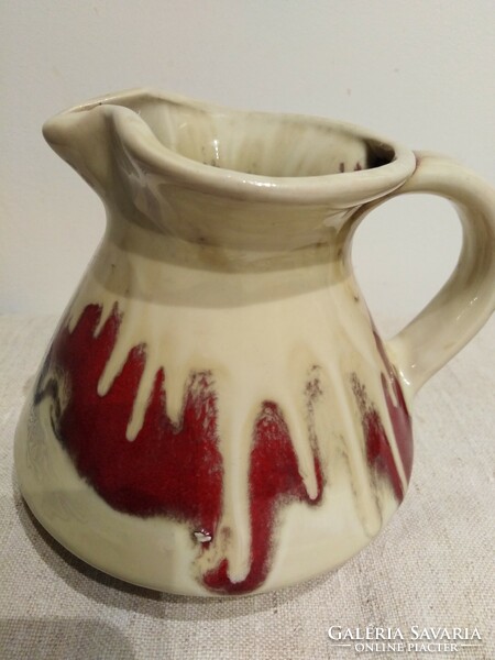 Kitchen spice, ceramic jug - handmade