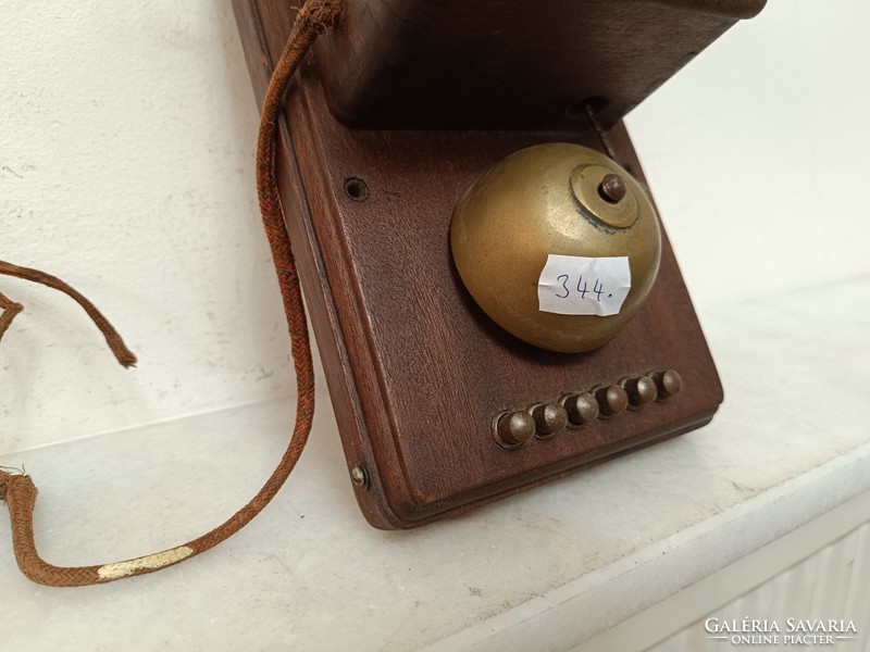 Antik telefon fa fali telefon készülék 1890-1910 344 7958