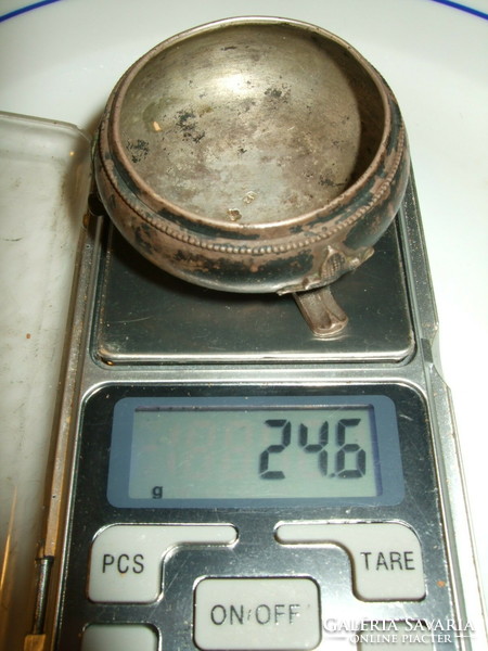 Antik ezüst  fűszeres kaviáros