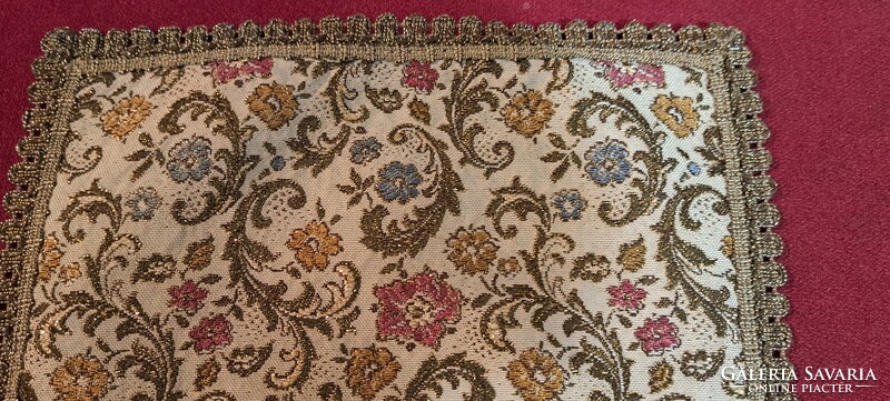 Old tapestry small runner tablecloth (l4240)