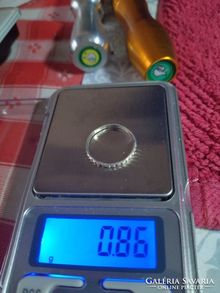 925 Sterling silver patterned ring for women or men