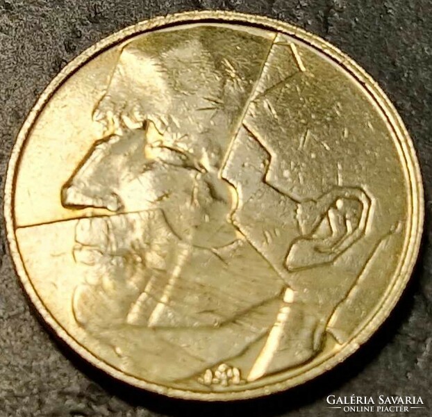 Belgium 5 francs, 1988.