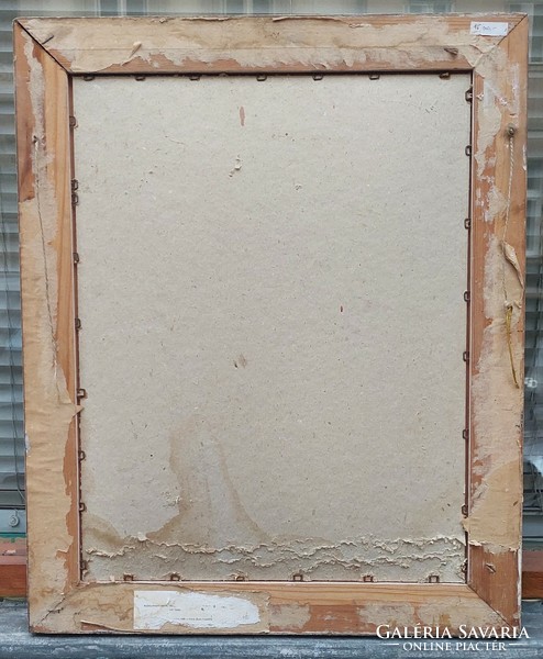 Provence wood picture frame, internal size 50x39 cm