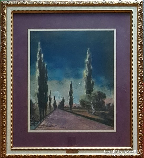 40 MŰTÁRGY 40 NAPIG! Ünnepi kínálat:  Sztelek Norbert (1884 - 1956) : Fasor