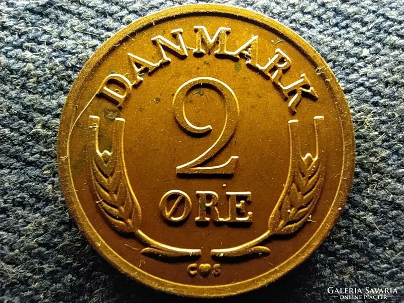 Denmark ix. Frigyes (1947-1972) 2 coins 1966 c s rare (id66716)