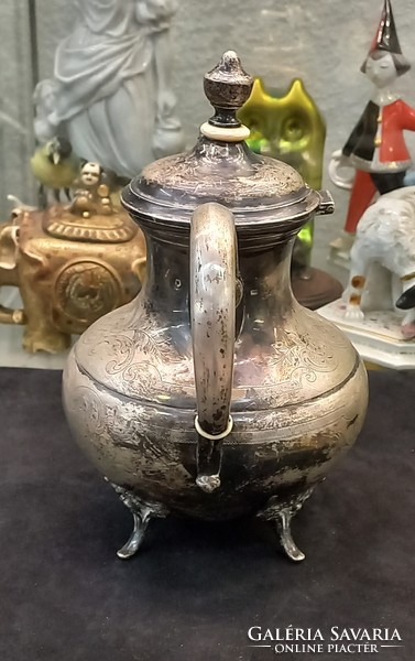 Antique silver teapot