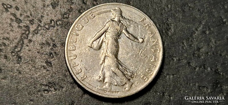 Franciaország ½ frank, 1977.
