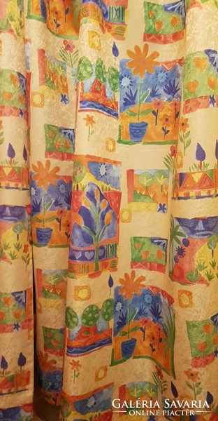Couple of beautiful colorful cheerful blackout curtains