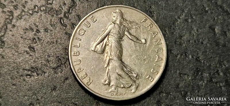 Franciaország ½ frank, 1987.