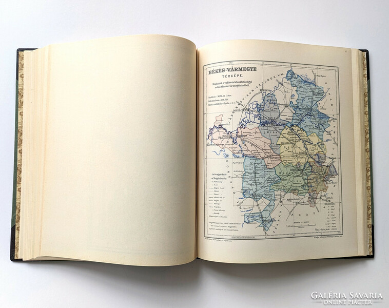 Magyarország vármegyéinek kézi atlasza (reprint)