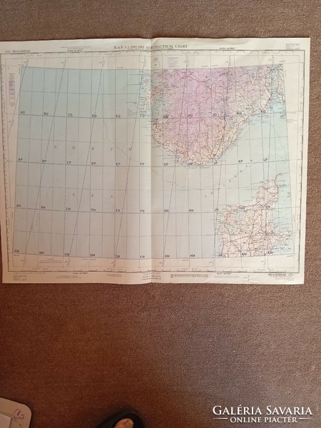 R.A.F.térkép 1958-as